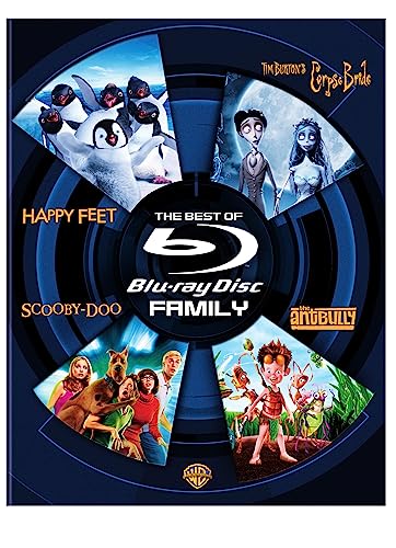 HAPPY FEET/CORPSE BRIDE/SCOOBY-DOO/ANT B  - BLU-BEST OF FAMILY