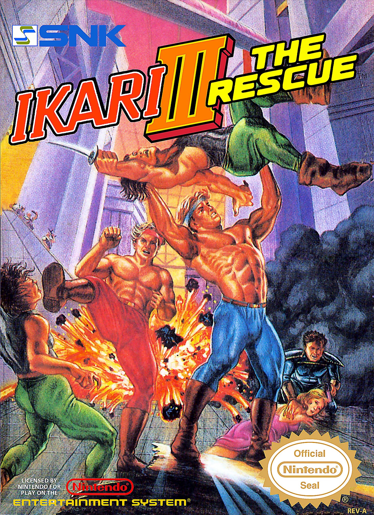 IKARI WARRIORS III: THE RESCUE  - NES