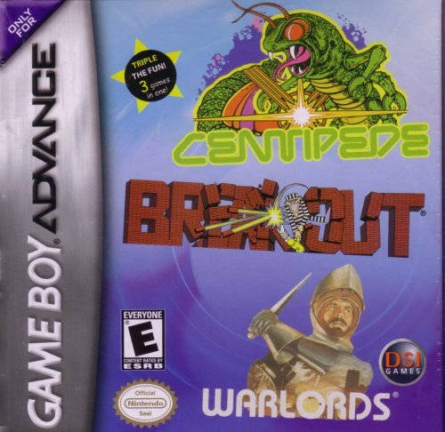 CENTIPEDE: BREAKOUT & WARLORDS  - GBA