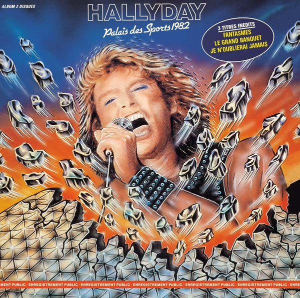 HALLYDAY, JOHNNY  - AU PALAIS DES SPORTS 1982