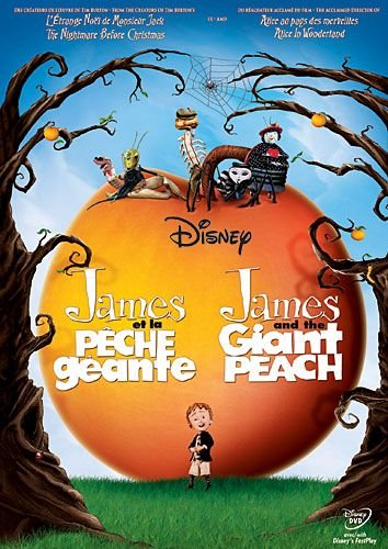 JAMES AND THE GIANT PEACH - DVD BILINGUE