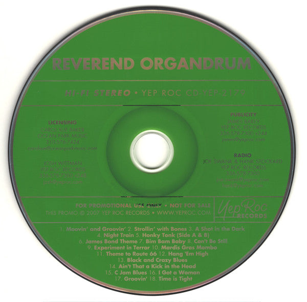 REVEREND ORGANDRUM  - HI-FI STEREO