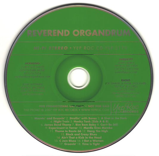 REVEREND ORGANDRUM  - HI-FI STEREO