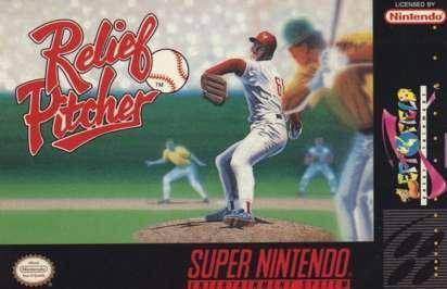 RELIEF PITCHER  - SNES (W/BOX & MANUAL)
