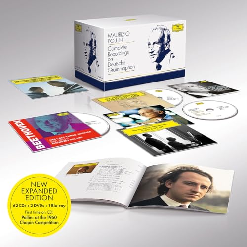 MAURIZIO POLLINI - COMPLETE RECORDINGS ON DEUTSCHE GRAMMOPHON [62 CD/2 DVD/BLU-RAY] (CD)