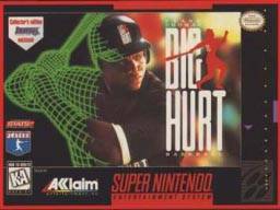 FRANK THOMAS BIG HURT BASEBALL  - SNES