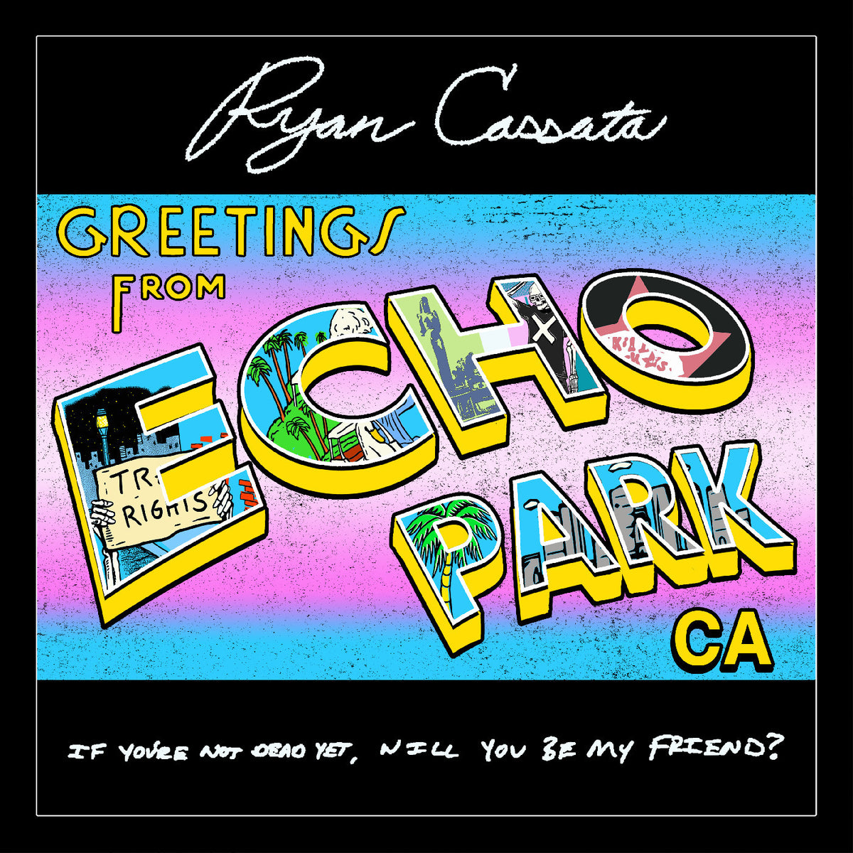 CASSATA, RYAN - GREETINGS FROM ECHO PARK (TRANS-BLUE VINYL)