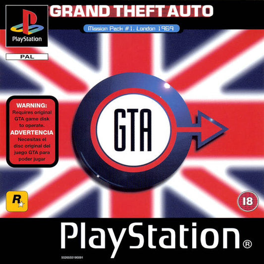GRAND THEFT AUTO: LONDON MISSION PACK  - PS1