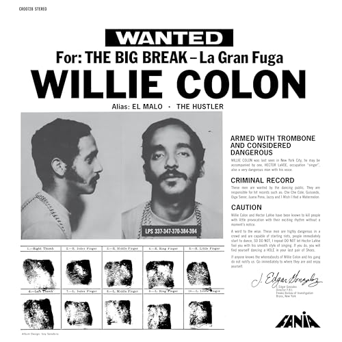 WILLIE COLóN - LA GRAN FUGA (REMASTERED 2024 / VINYL)