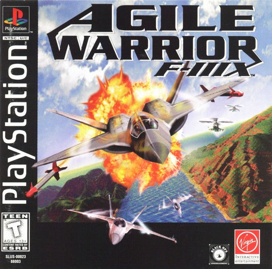 AGILE WARRIOR F-111X (LONGBOX)  - PS1