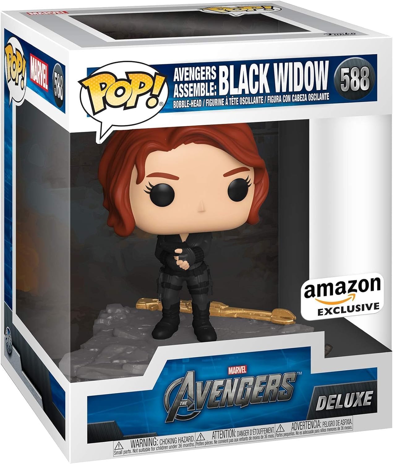 AVENGERS ASSEMBLE: BLACK WIDOW #588 - FUNKO POP!-DELUXE-EXCLSUIVE