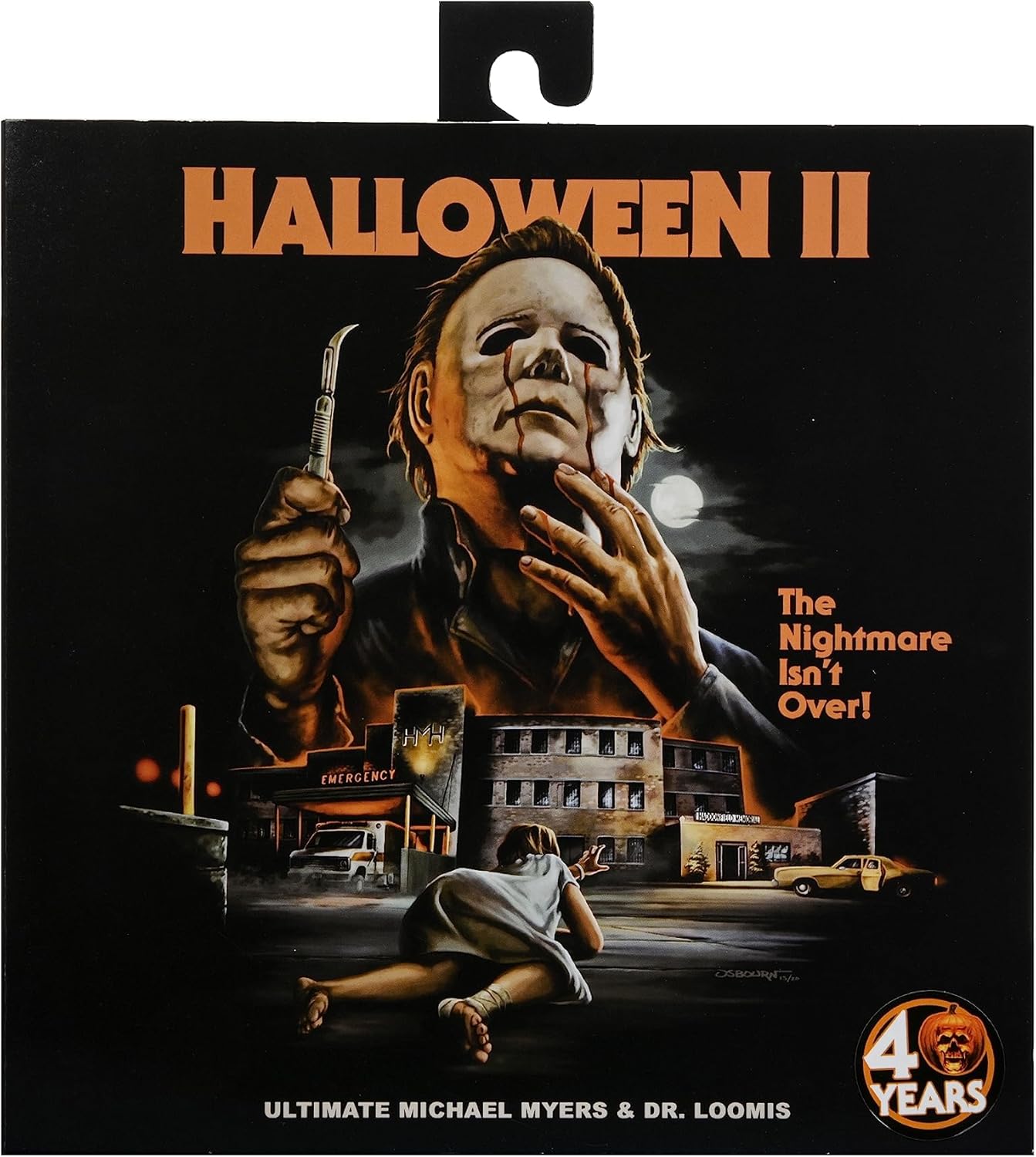 HALLOWEEN II: ULTIMATE MICHAEL MYERS & DR. LOOMIS - NECA-40 YEARS