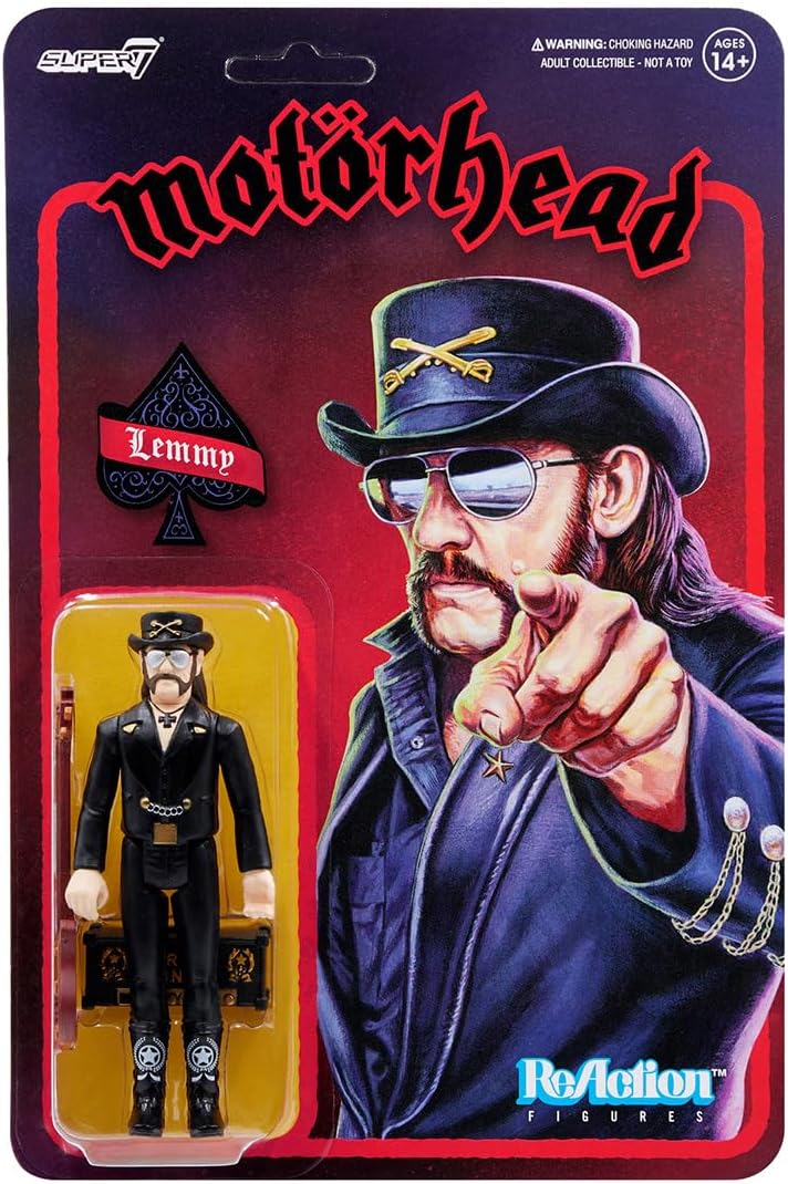 MOTORHEAD: LEMMY (MODERN COWBOY) - SUPER 7-REACTION-3.75"