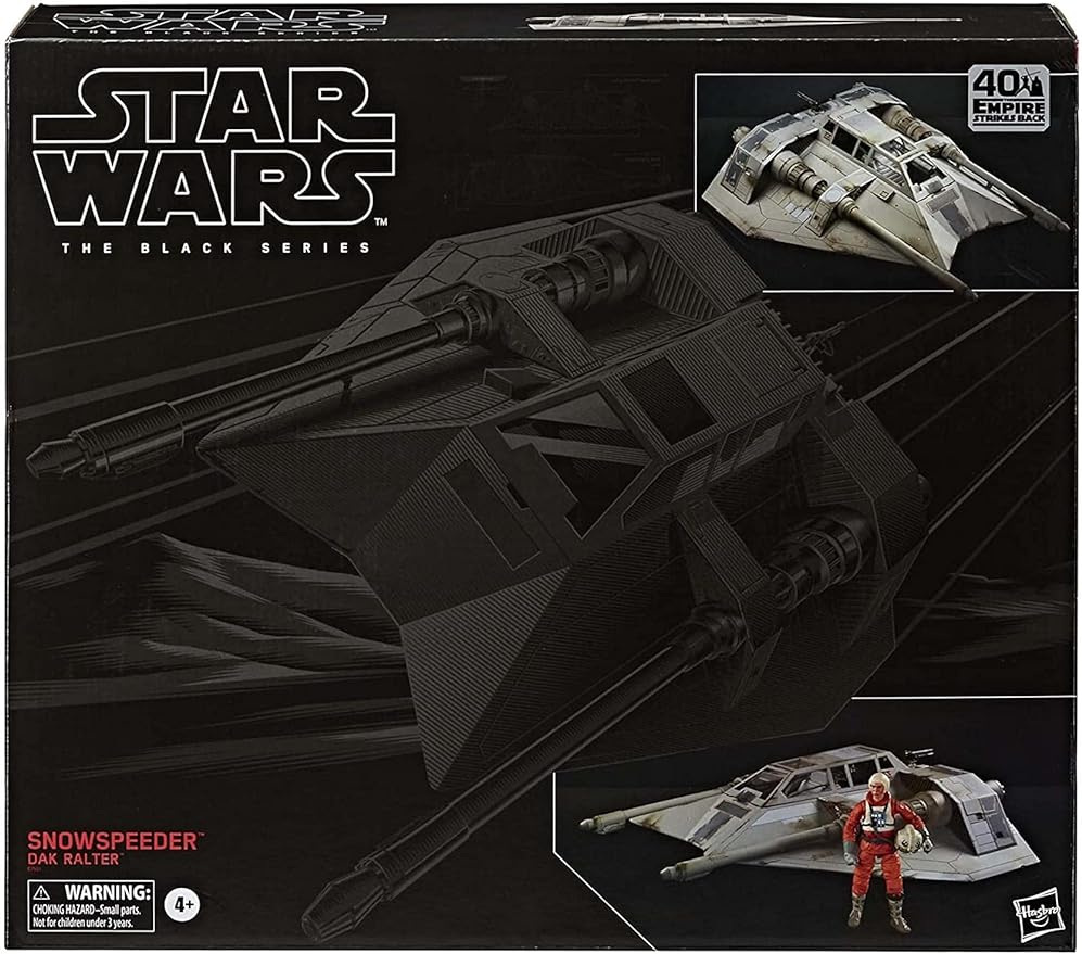 STAR WARS: SNOWSPEEDER WITH DAK RALTER & LUKE SKYWALKER - BLACK SERIES (DAMAGED BOX)