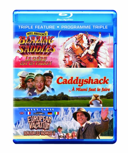 BLAZING SADDLES / CADDYSHACK / NATIONAL LAMPOON'S EUROPEAN VACATION [BLU-RAY] (BILINGUAL)