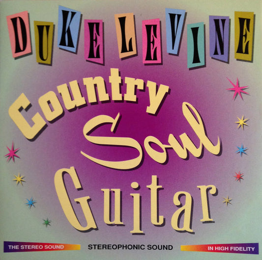 LEVINE, DUKE  - COUNTRY SOUL GUITAR