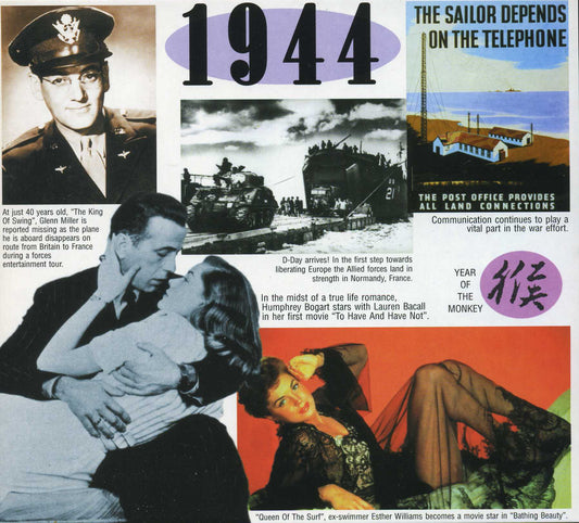 VARIOUS  - A TIME TO REMEMBER 1944