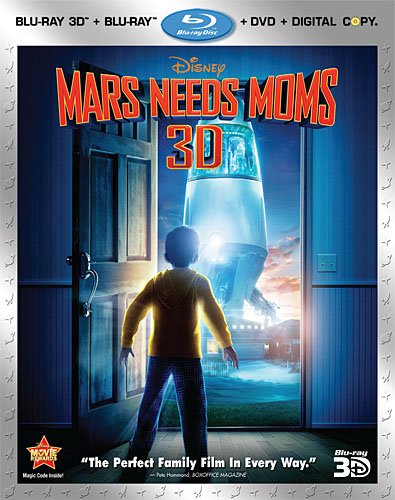 MARS NEEDS MOMS [BLU-RAY 3D + BLU-RAY + DVD + DIGITAL COPY]