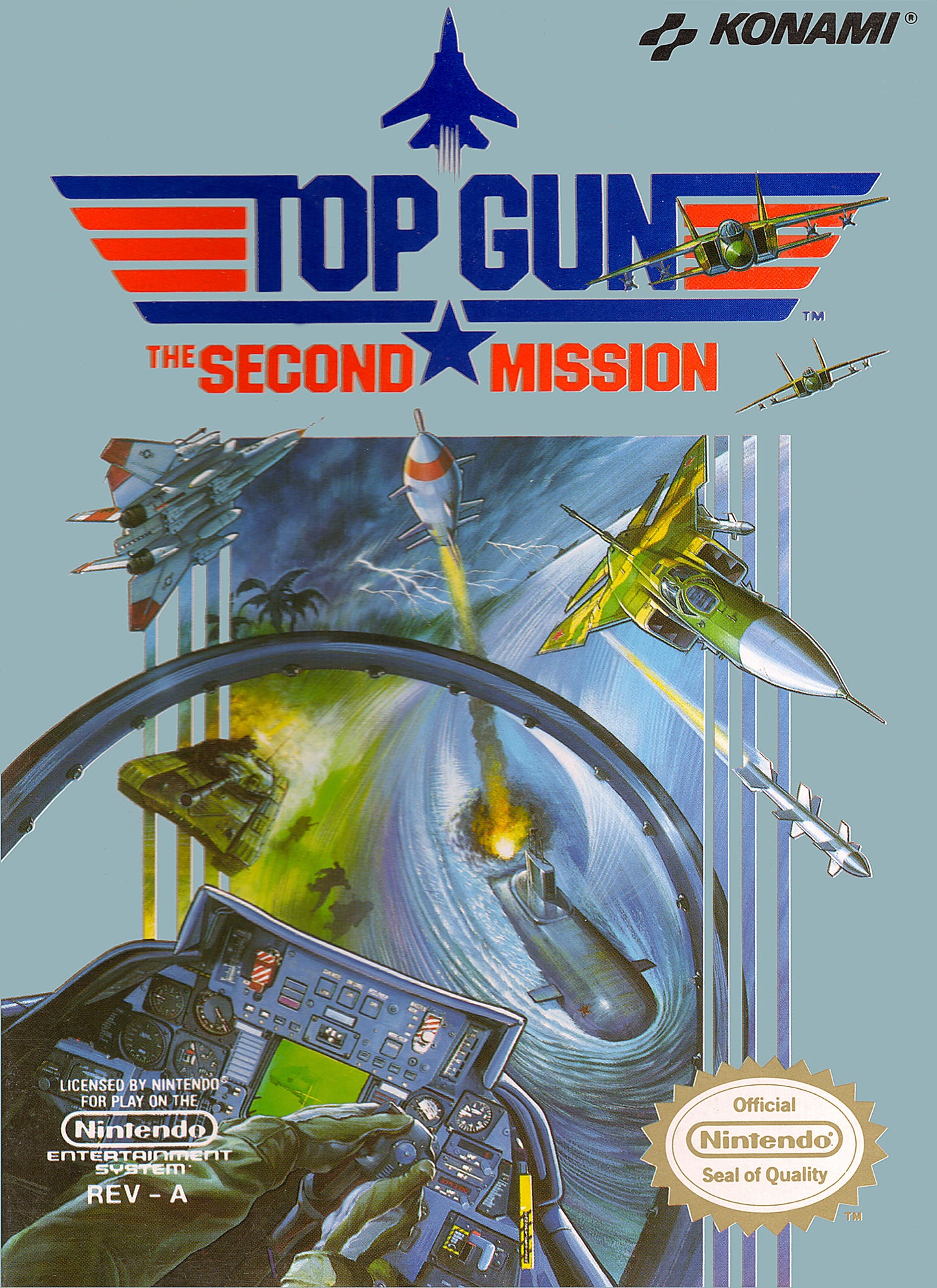 TOP GUN: THE SECOND MISSION  - NES