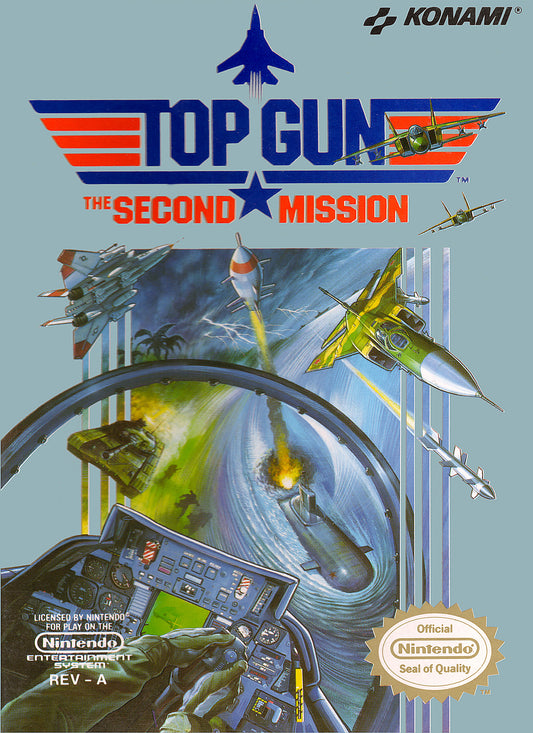 TOP GUN: THE SECOND MISSION  - NES