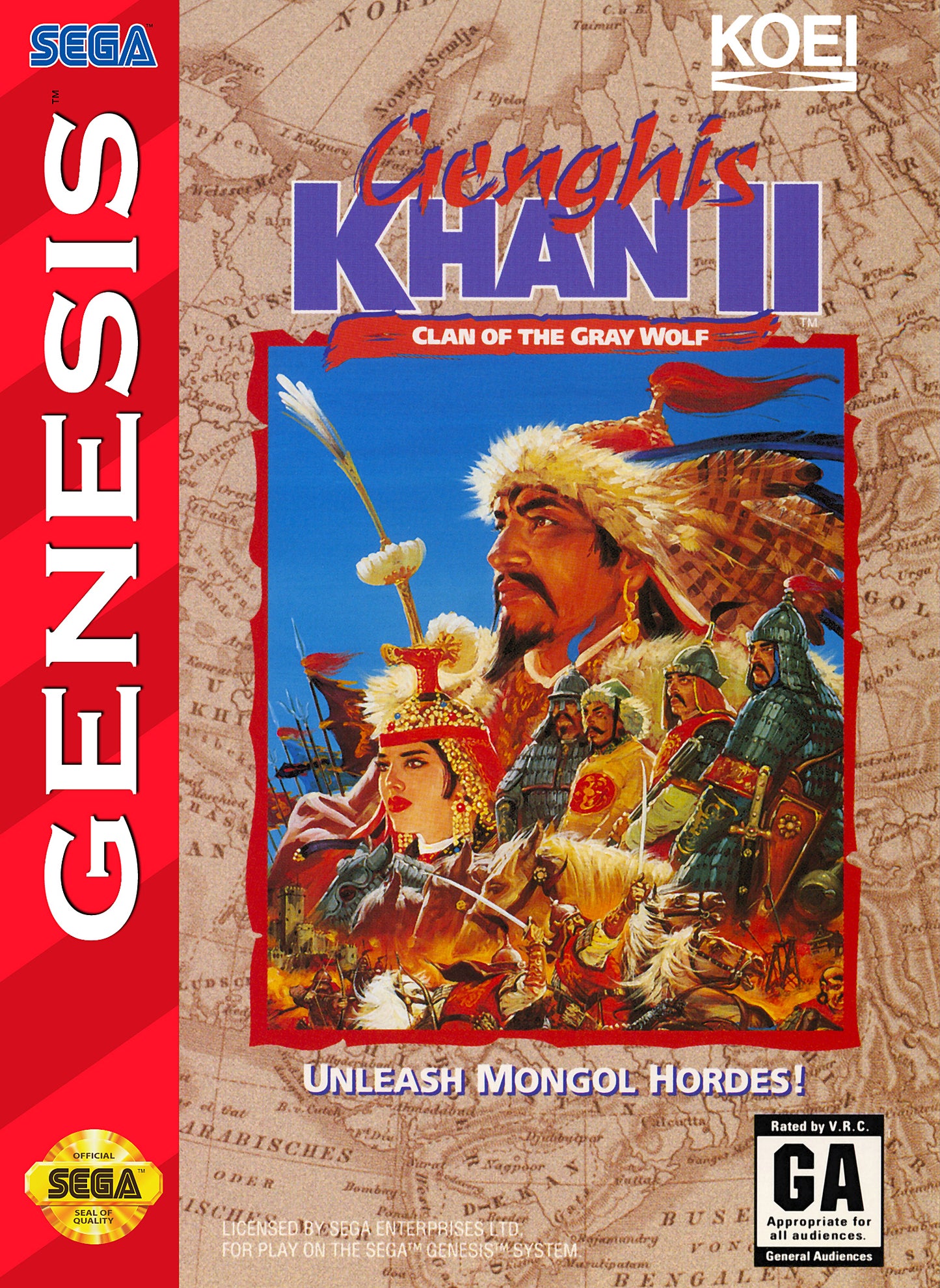 GENGHIS KHAN II: CLAN OF THE GRAY WOLF  - GENESIS