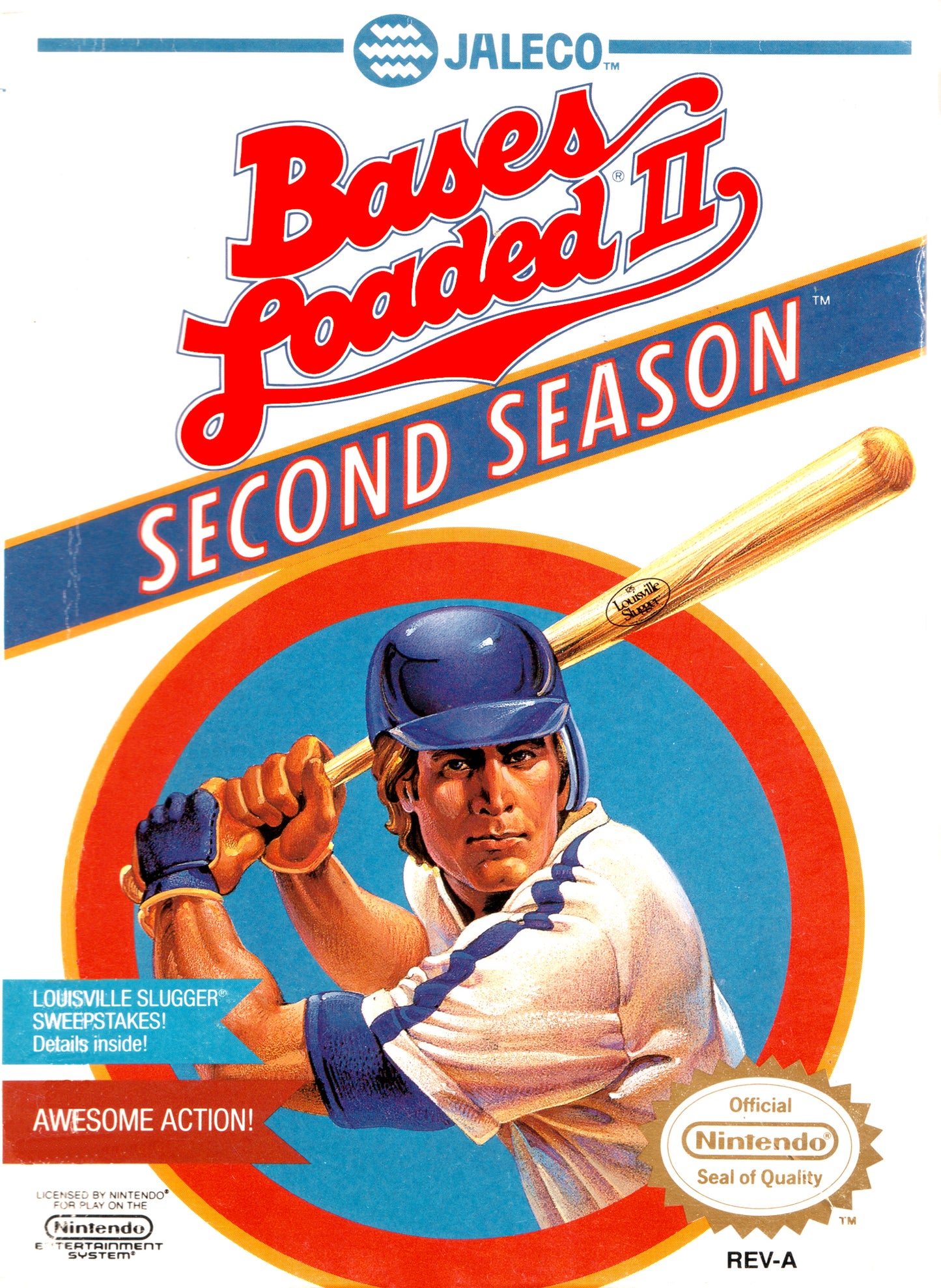 BASES LOADED 2: SECOND SEASON  - NES (W/BOX)