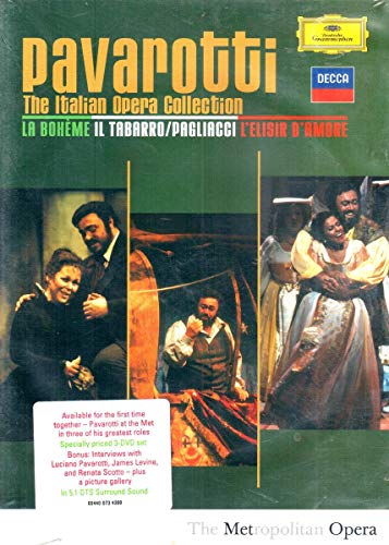 PAVAROTTI: ITALIAN PERA COLLECTION - DVD-LA BOHEME/IL TABARRO/PAGLIACCI/L'ELI