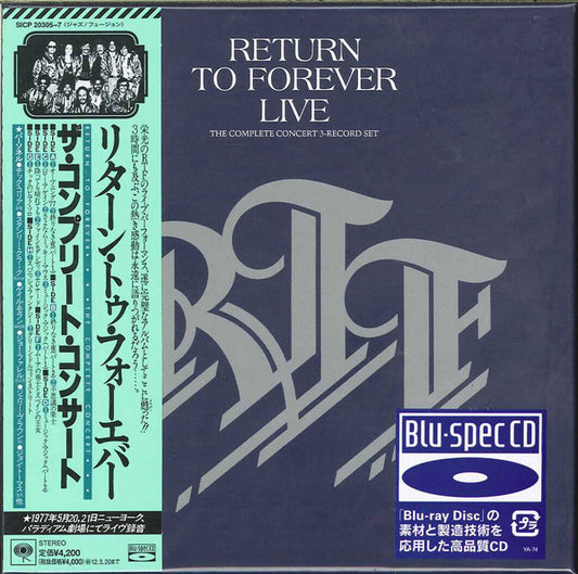 RETURN TO FOREVER (CHICK COREA)  - LIVE (2CDS)