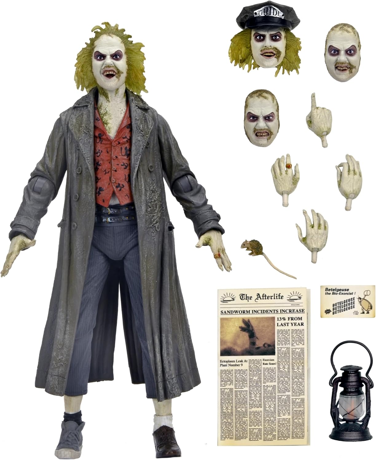 BEETLEJUICE: TOUR GUDE (BIO-EXORCIST)(7") - NECA-ULTIMATE