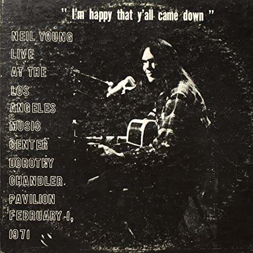 YOUNG, NEIL  - DOROTHY CHANDLER PAVILION 1971