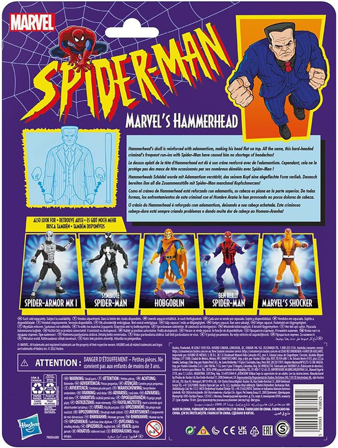 SPIDER-MAN: HAMMERHEAD - LEGENDS SERIES-HASBRO