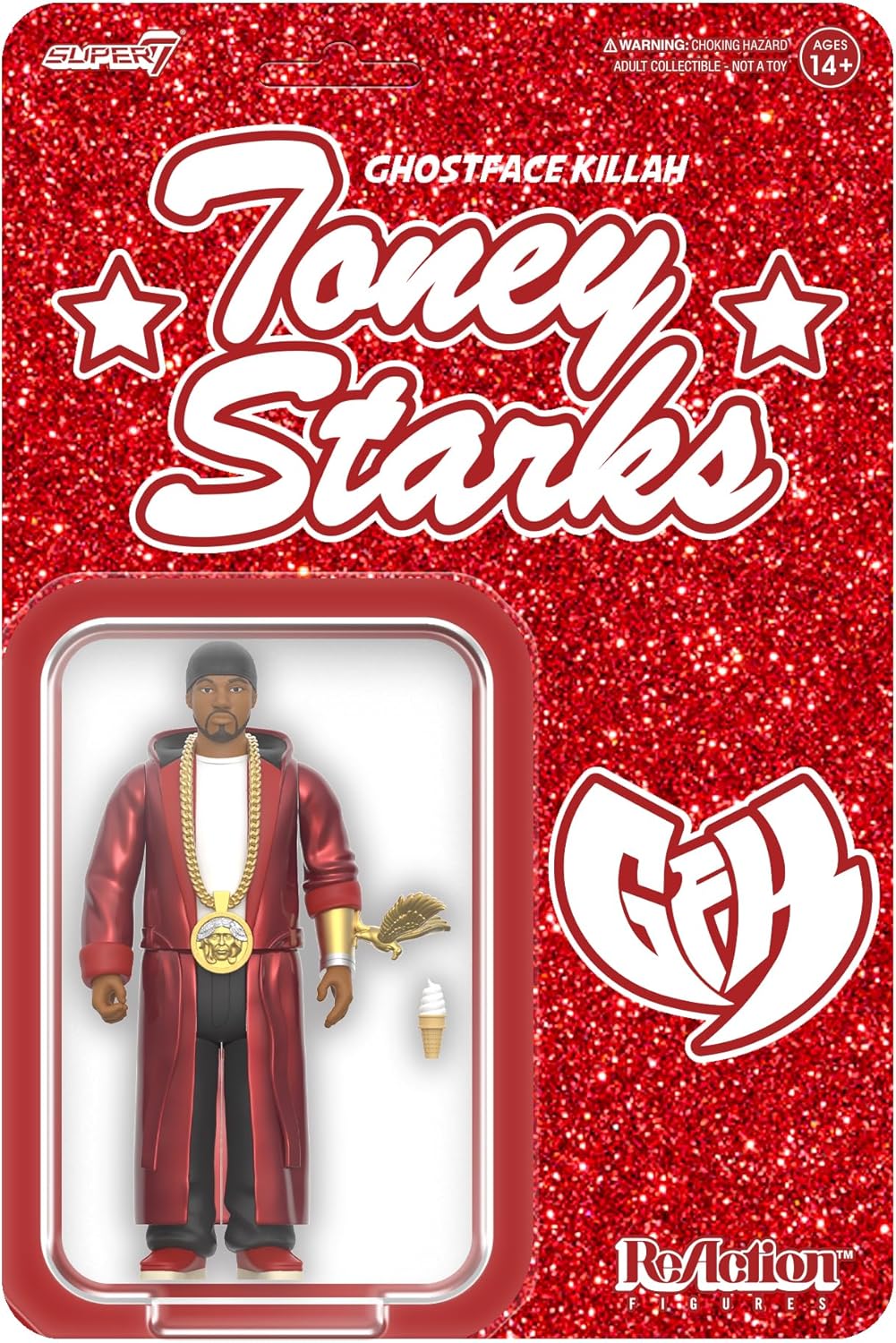 GHOSTFACE KILLAH (TONY STARK) - SUPER 7-REACTION-3.75"