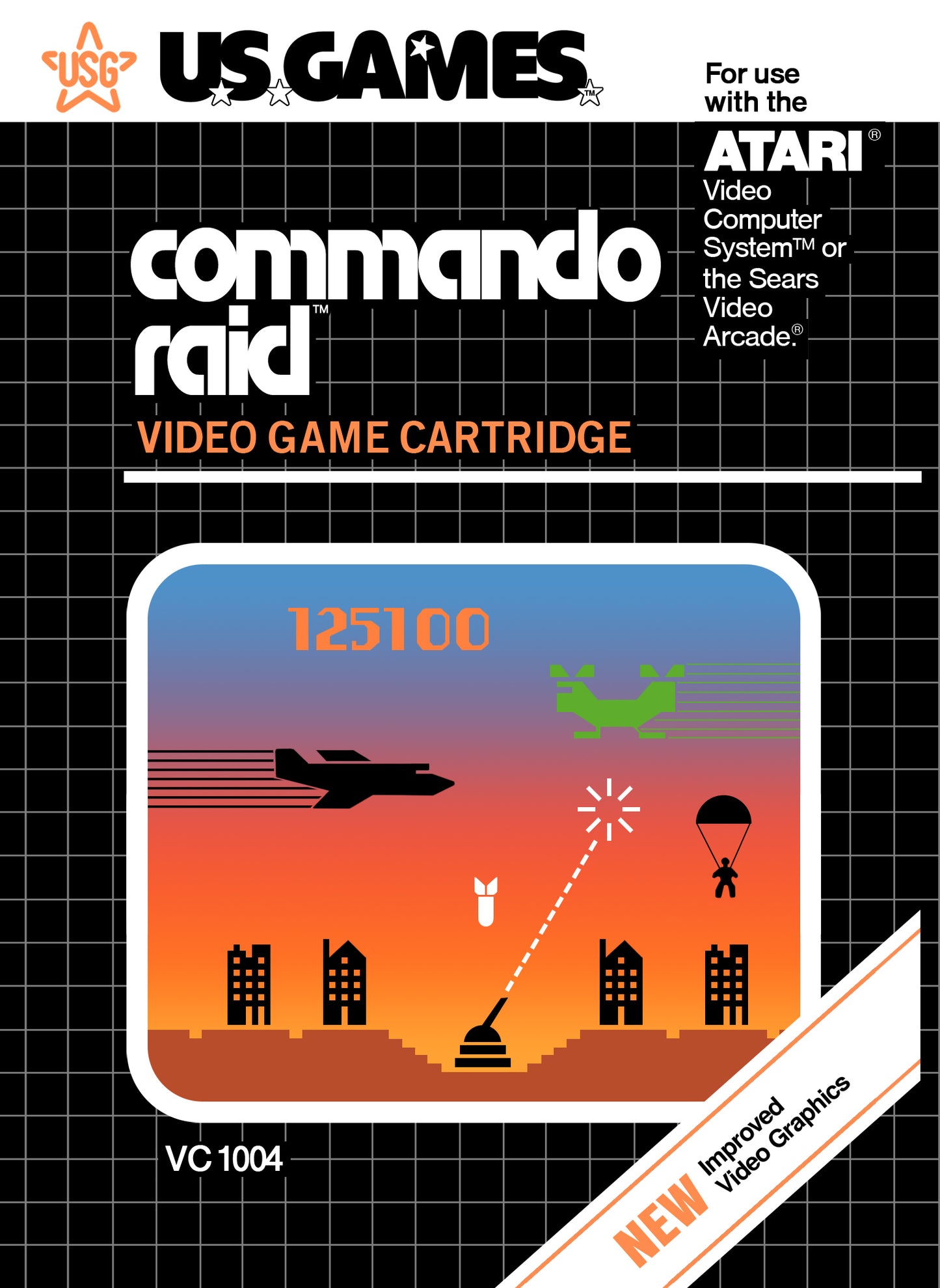COMMANDO RAID  - ATARI2600
