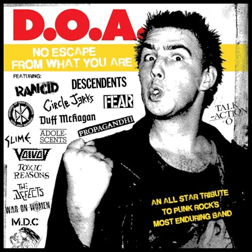 VARIOUS ARTISTS - NO ESCAPE FROM WHAT YOU ARE (D.O.A. TRIBUTE) / VARIOUS - ORANGE COLORED VINYL