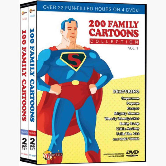 200 FAMILY CARTOONS - DVD-VOL. 1