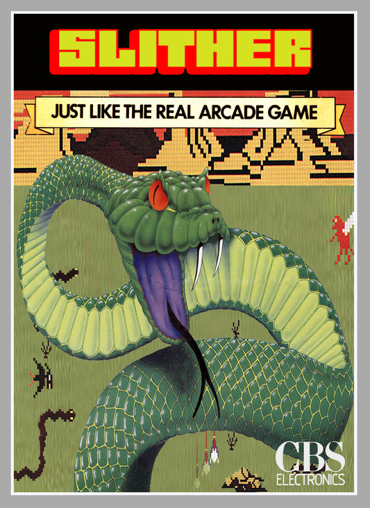 SLITHER  - COLECO