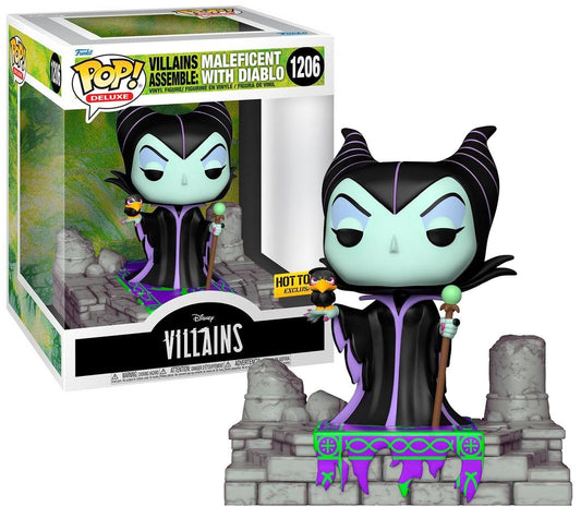 VILLAINS: MALEFICENT WITH DIABLO #1209 (ASSEMBLE:)  - FUNKO POP!-EXCLUSIVE
