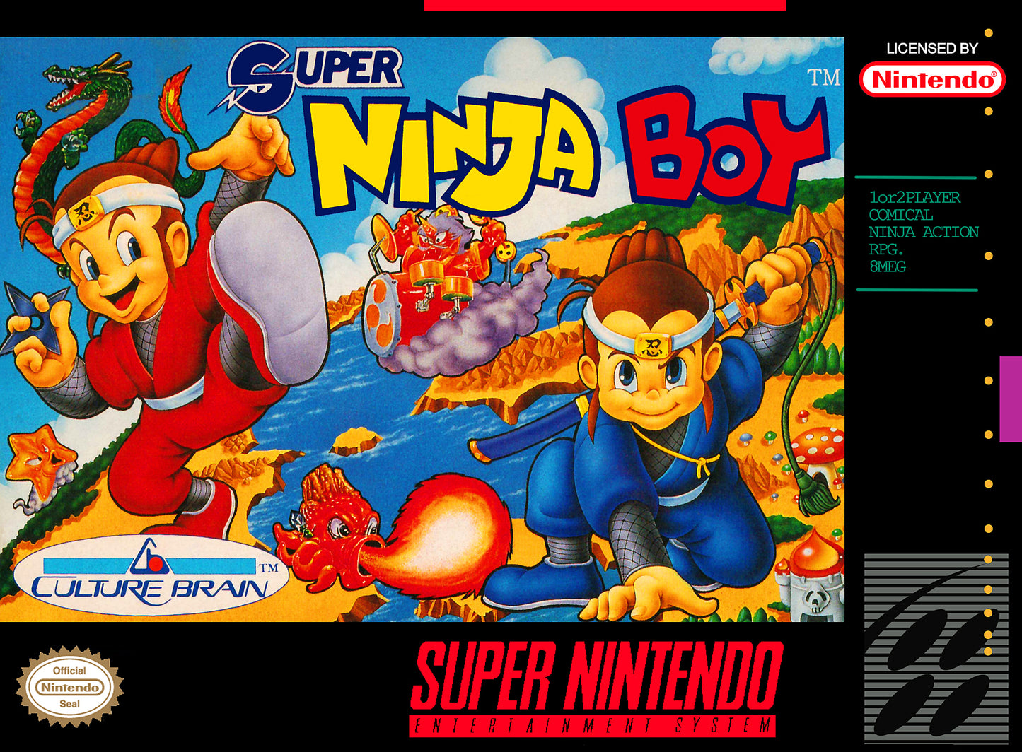 SUPER NINJA BOY  - SNES