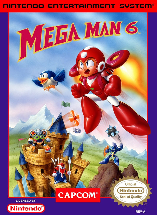 MEGA MAN 6  - NES (W/BOX)