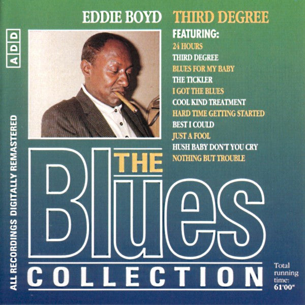 BOYD, EDDIE  - THIRD DEGREE