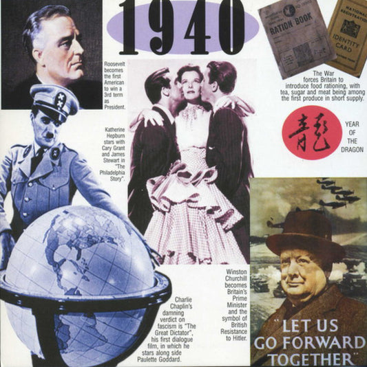 VARIOUS  - A TIME TO REMEMBER 1940