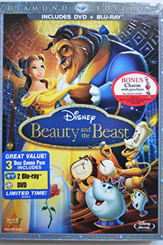 BEAUTY & THE BEAST (ANIMATED)  - BLU-1991-DISNEY-DVD CASE
