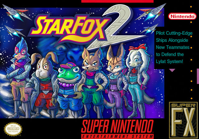 STAR FOX  - SNES (W/BOX & MANUAL)