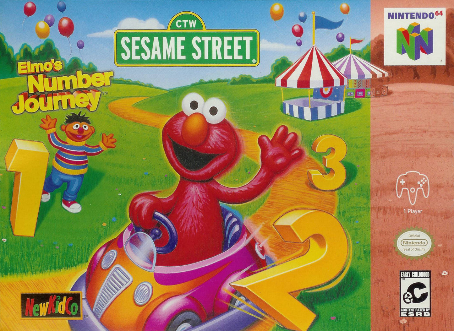 ELMO'S NUMBER JOURNEY  - N64
