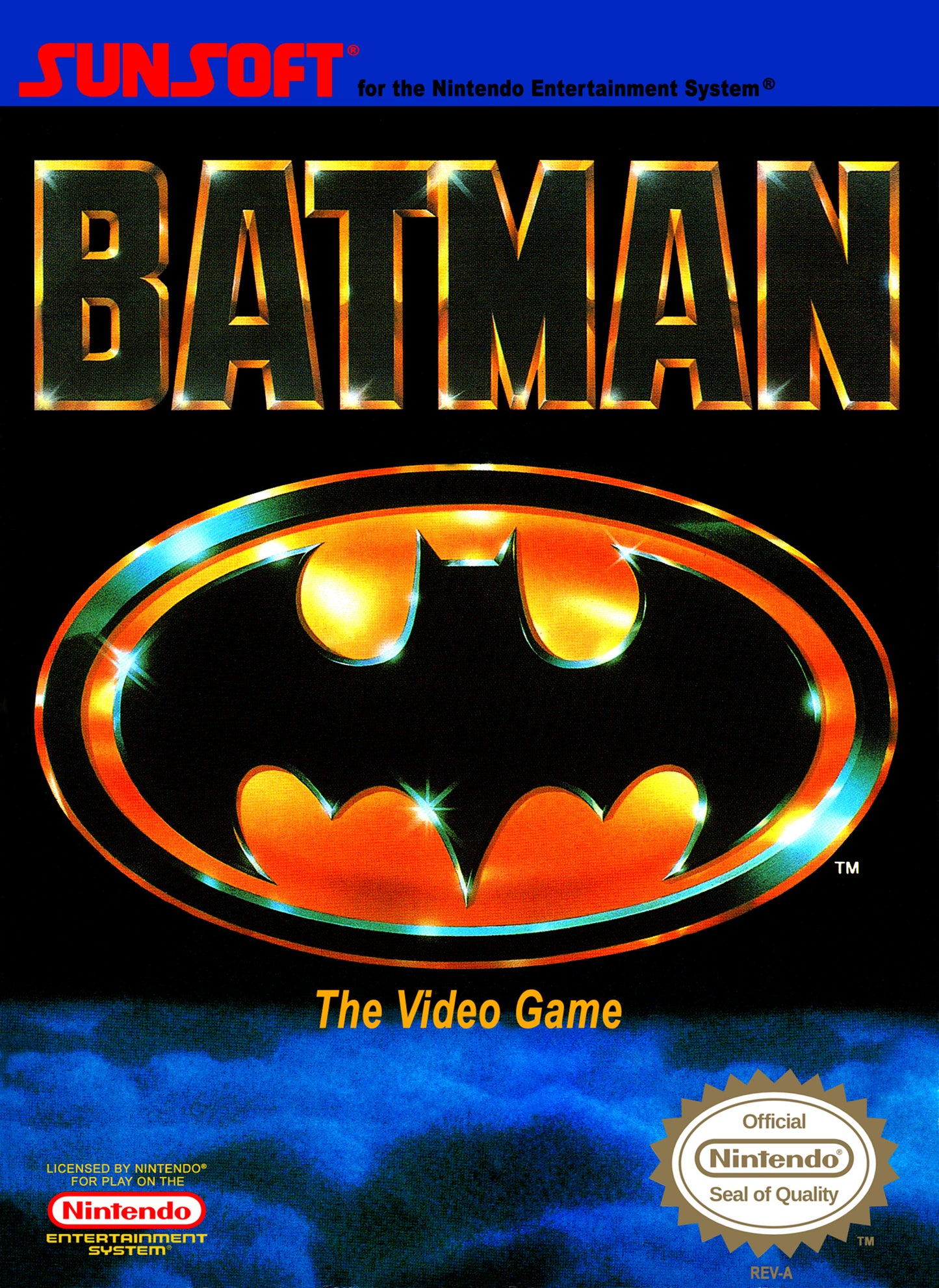 BATMAN: THE VIDEO GAME  - NES