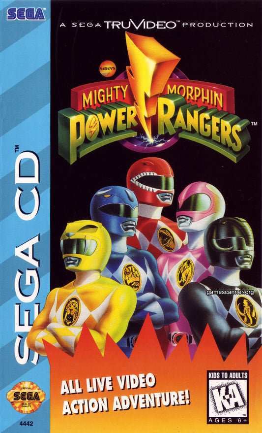 MIGHTY MORHPIN POWER RANGERS  - SEGACD