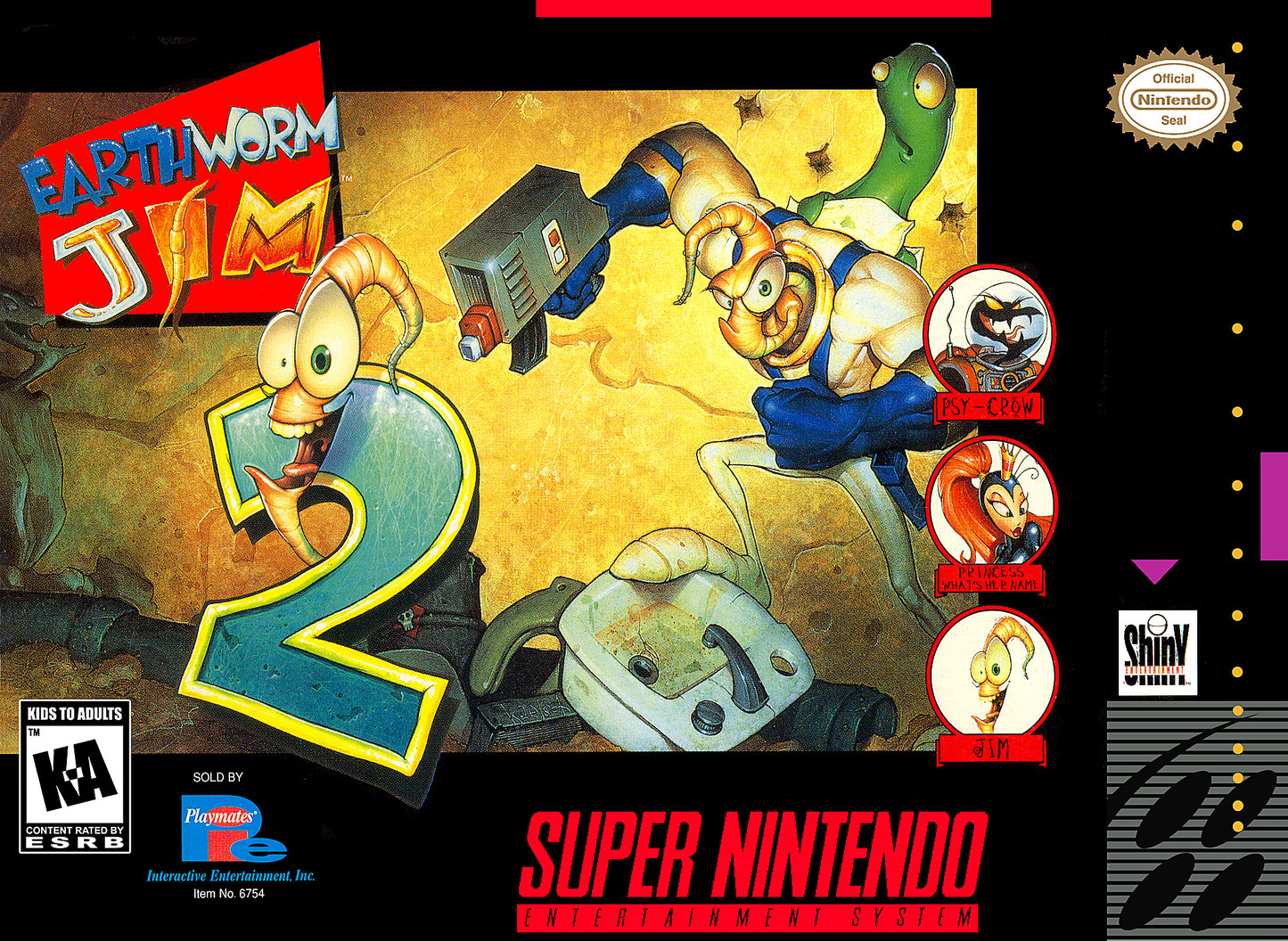 EARTHWORM JIM 2  - SNES