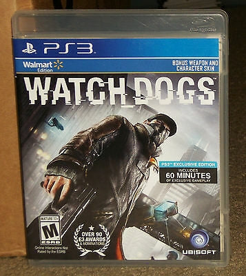 WATCH DOGS (LIMITED EDITION)  - PS3