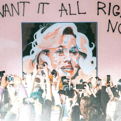 GROUPLOVE - I WANT IT ALL RIGHT NOW (BABY PINK + WHITE VINYL) (INDIE EXCLUSIVE)