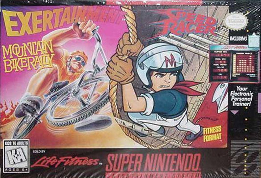 EXERTAINMENT MTN BIKE RALLY/SPEED RACER  - SNES
